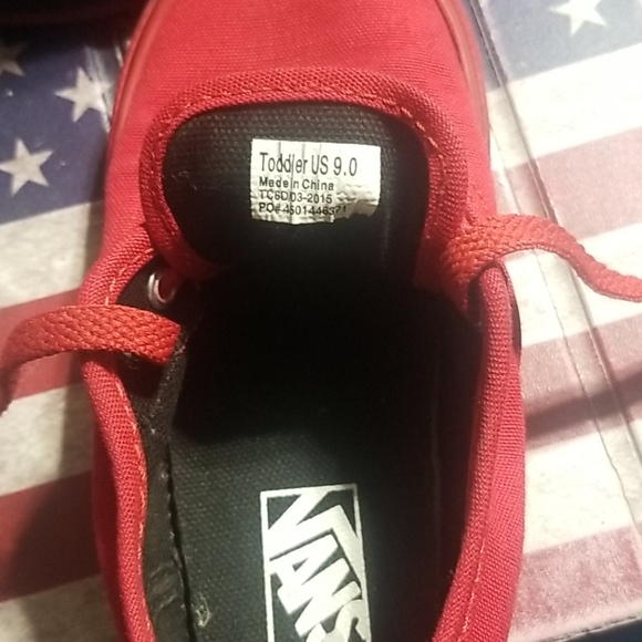 Red Vans - Picture 4 of 4